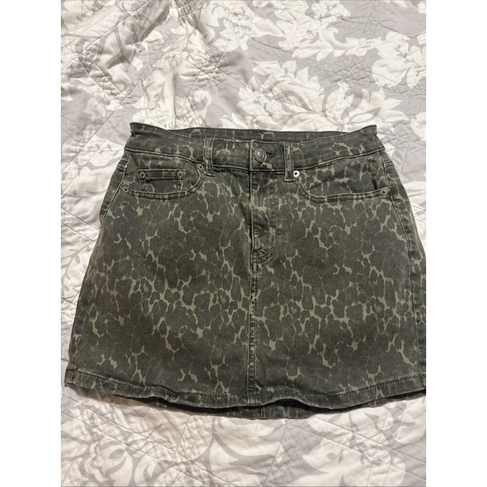 American Eagle Jean Skirt Womens Size 4 Hi-Rise Mini Denim